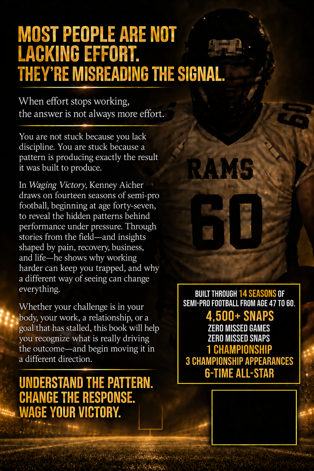 Waging Victory back cover